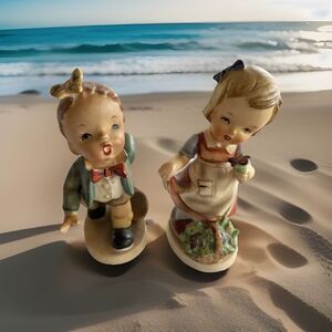 2 Japan Flower Girl 3008F Nature Boy 3008C Orig Red Label Attached Vintage